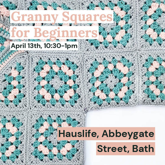 Granny Squares for Beginners Crochet Workshop, Bath, 13th April