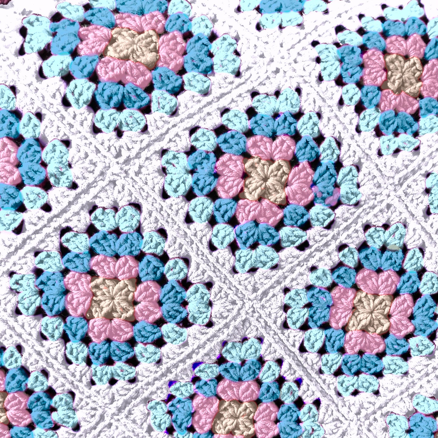 Taylor Swift Era Inspired Granny Square Blanket