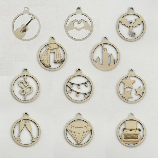 Taylor-Inspired Christmas Decorations - Set of 11