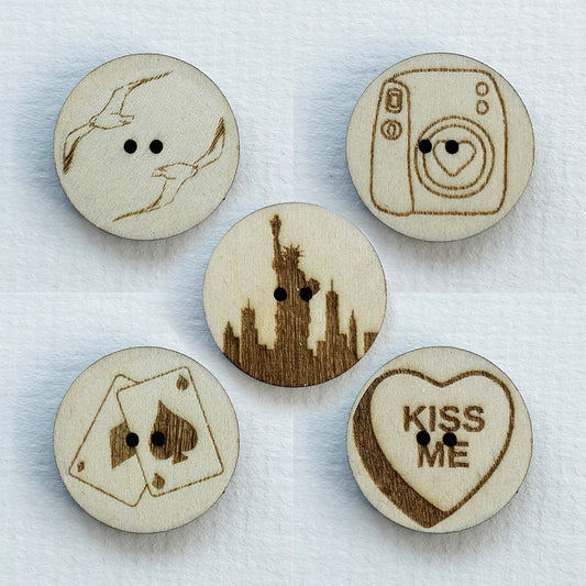 1989-Inspired Buttons
