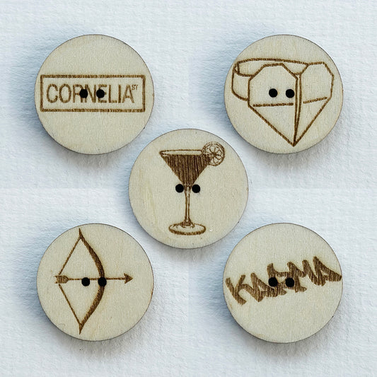 Lover-Inspired Buttons