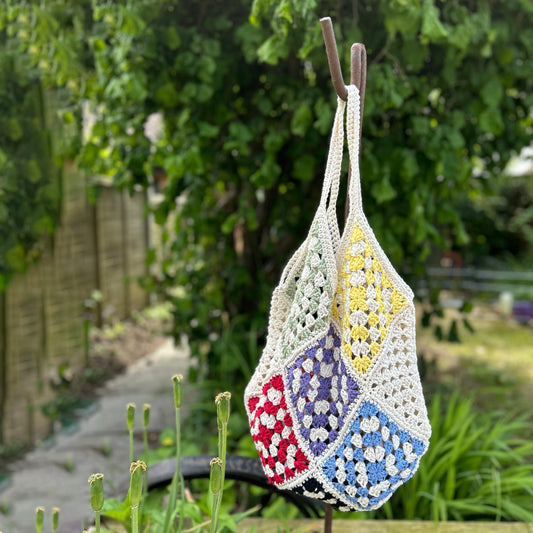 The Eras Granny Square Tote Crochet Kit - Taylor Swift Inspired