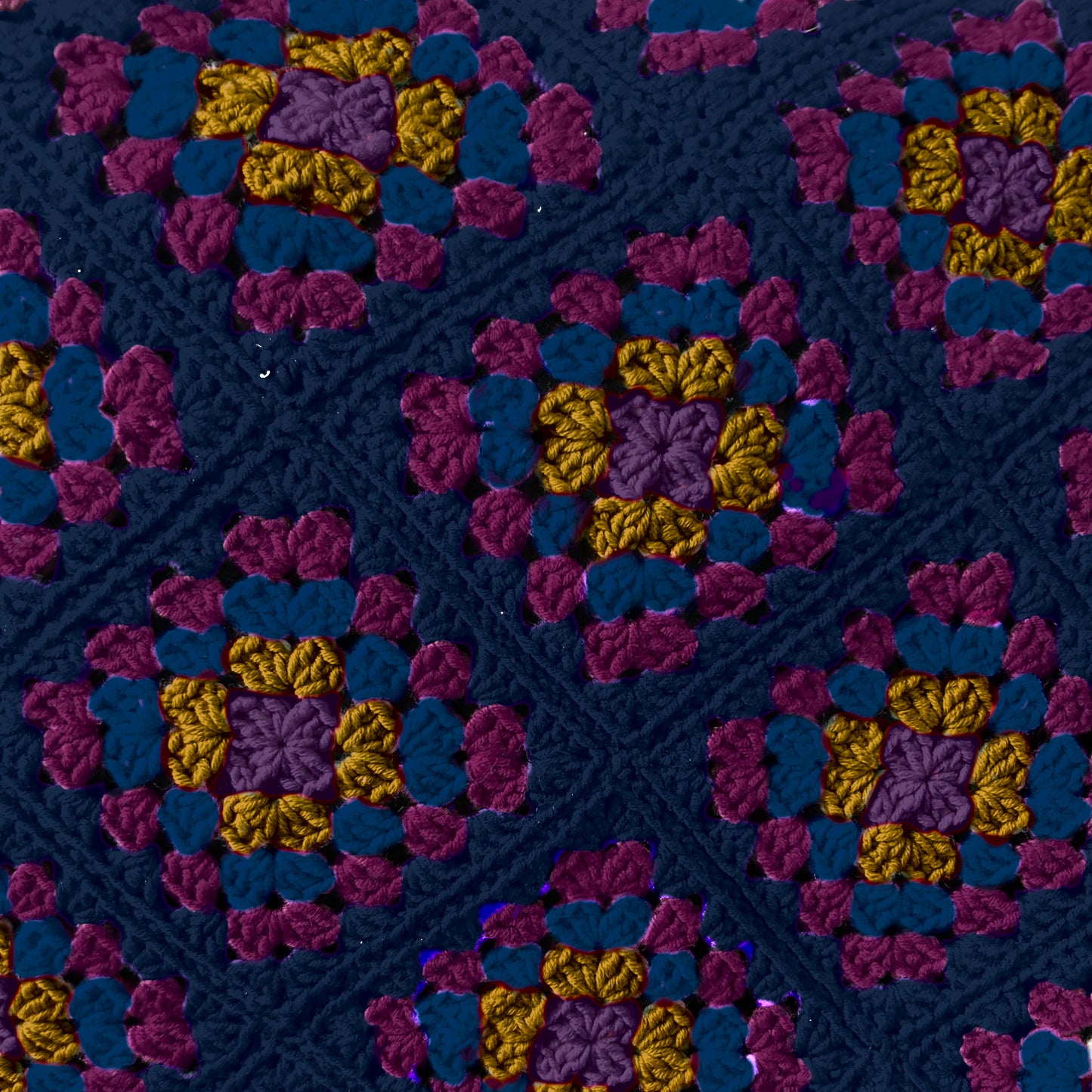 Taylor Swift Era Inspired Granny Square Blanket