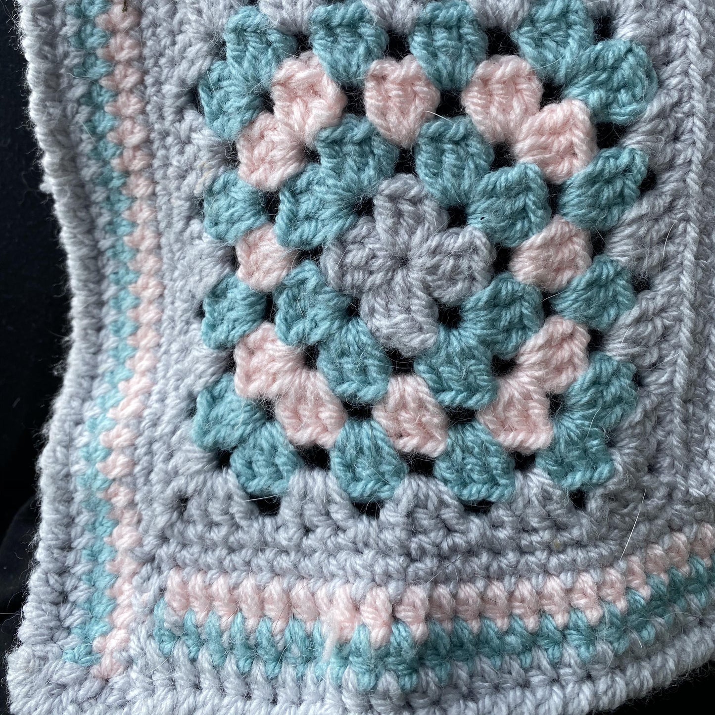Pastel Harvest Granny Square Cardigan