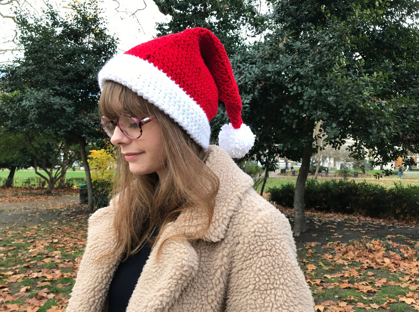 Ho Ho Ho Crocheted Santa Hat - 3 Sizes Available
