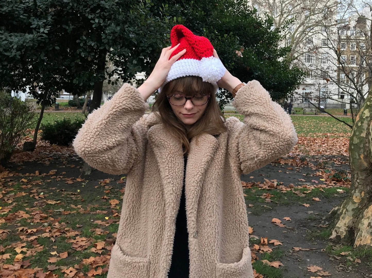 Ho Ho Ho Crocheted Santa Hat - 3 Sizes Available