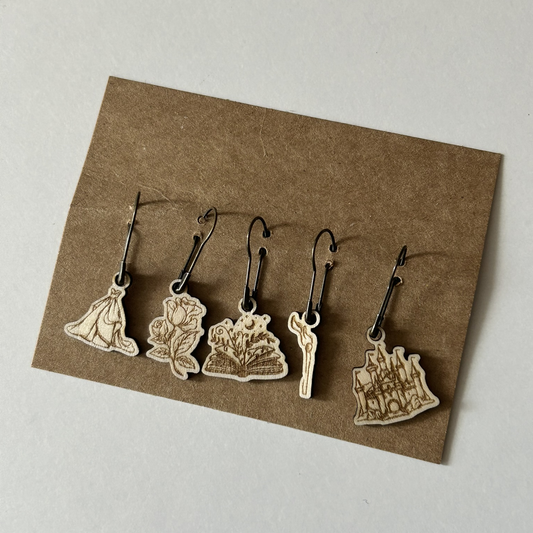 Speak Now-Inspired Stitch Markers - Set of 5