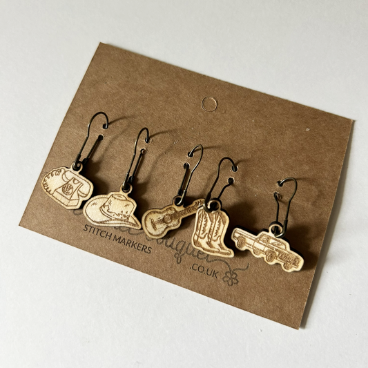 Debut-Inspired Stitch Markers - Set of 5