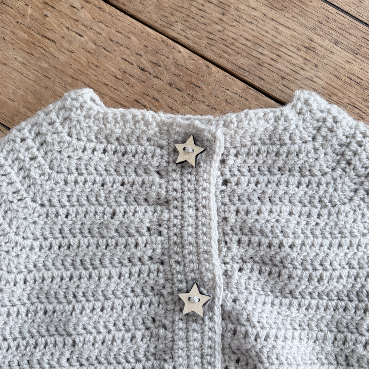 Simple Crochet Cardigan - 0001