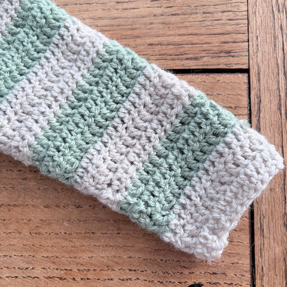 Simple Stripes Crochet Cardigan - 0005