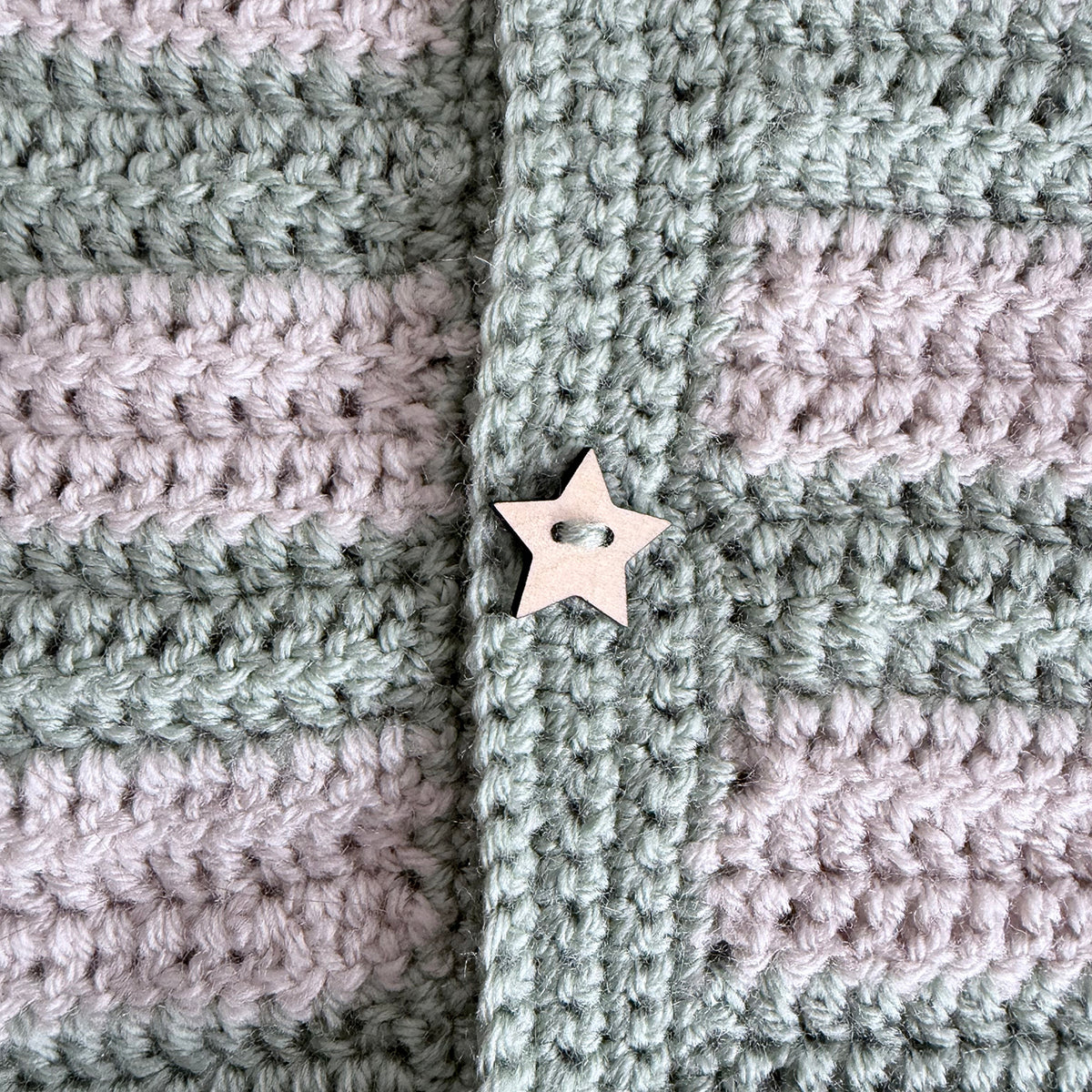 Simple Stripes Crochet Cardigan - 0005