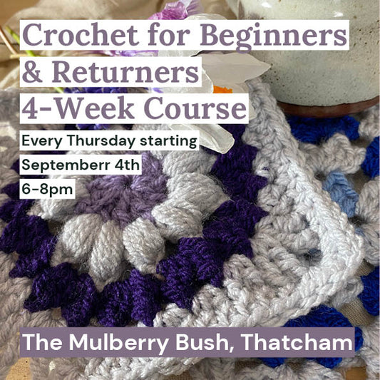 Beginner's Crochet Class - 4-Week Course - Thatcham, from September 4th