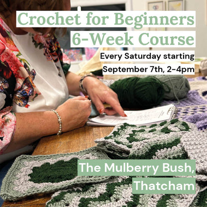 Beginner's Crochet Class - 6 Week Course - Thatcham, from September 7th