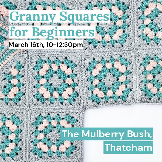 Granny Squares for Beginners Crochet Workshop, Thatcham, 16th March, 10am