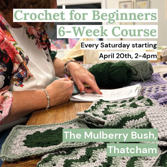 Beginner's Crochet Class - 6 Week Course - Thatcham, from April 20th