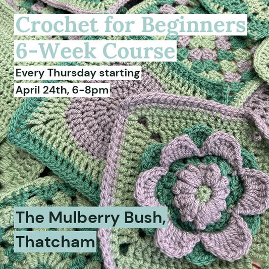 Beginner's Crochet Class - 6 Week Course - Thatcham, from April 24th