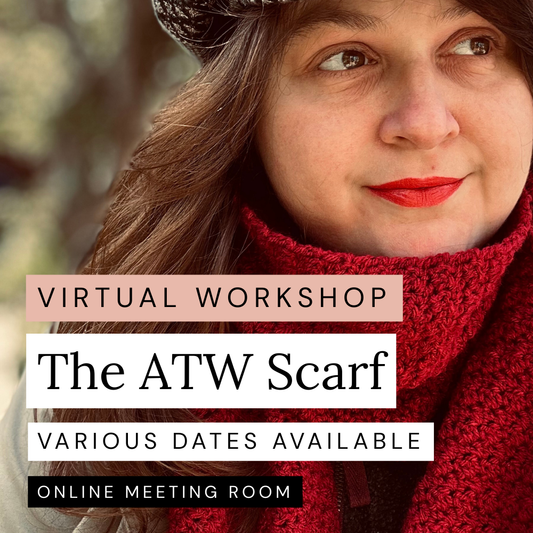 All Too Well Scarf Crochet Workshop - Virtual Workshop 1:1