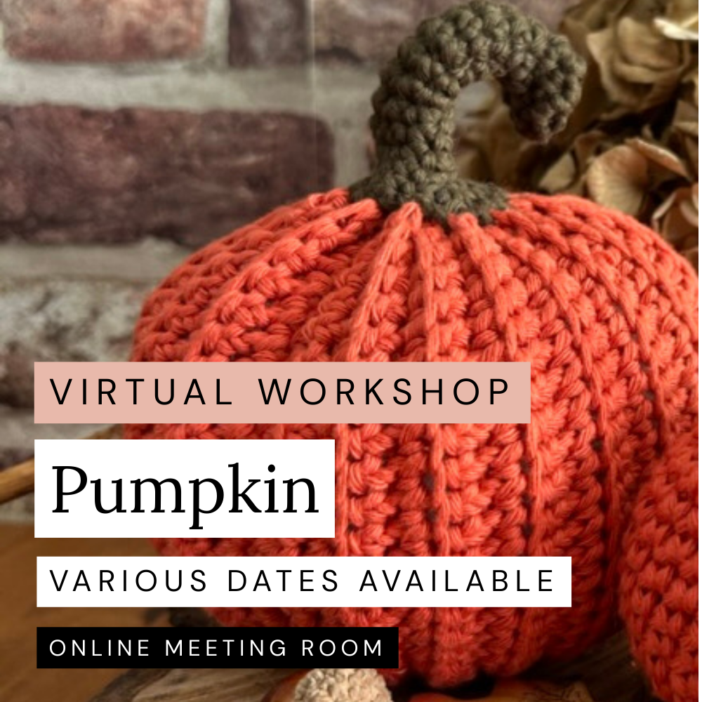 Pumpkin Amigurumi - 1:1 Virtual Workshop