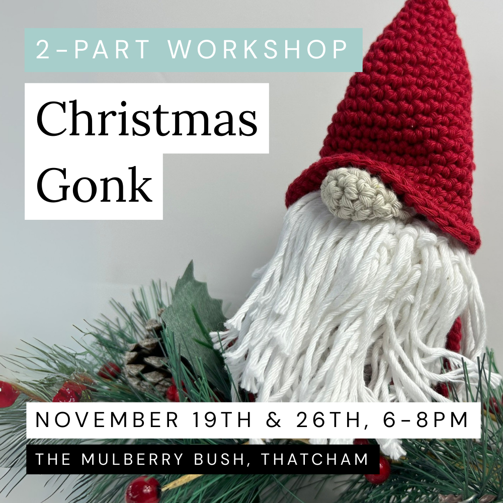Christmas Gonk, 2-Part Workshop, 19th & 26th November, 6-8pm