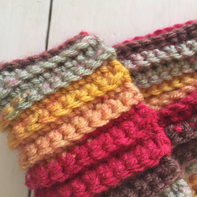 Autumn Leaves Crochet Hat PDF Pattern