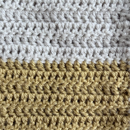 Colour Block Crochet Cardigan - 0003