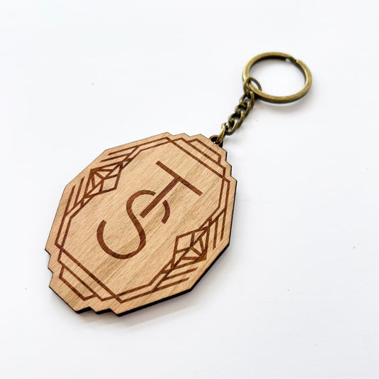 TS Emblem Wooden Keyring - Taylor-Inspired