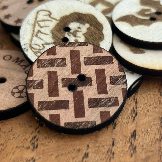 Multi-Tone Bar Geometric Button