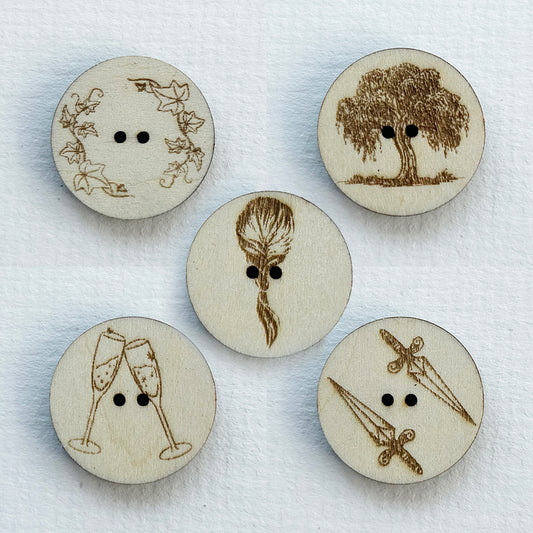 Evermore-Inspired Buttons