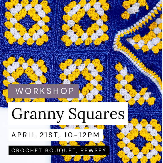Granny Squares for Beginners, April 21st, Pewsey