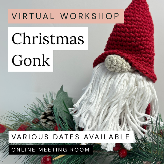 Christmas Gonk Workshop Part 1&2, Virtual Workshop