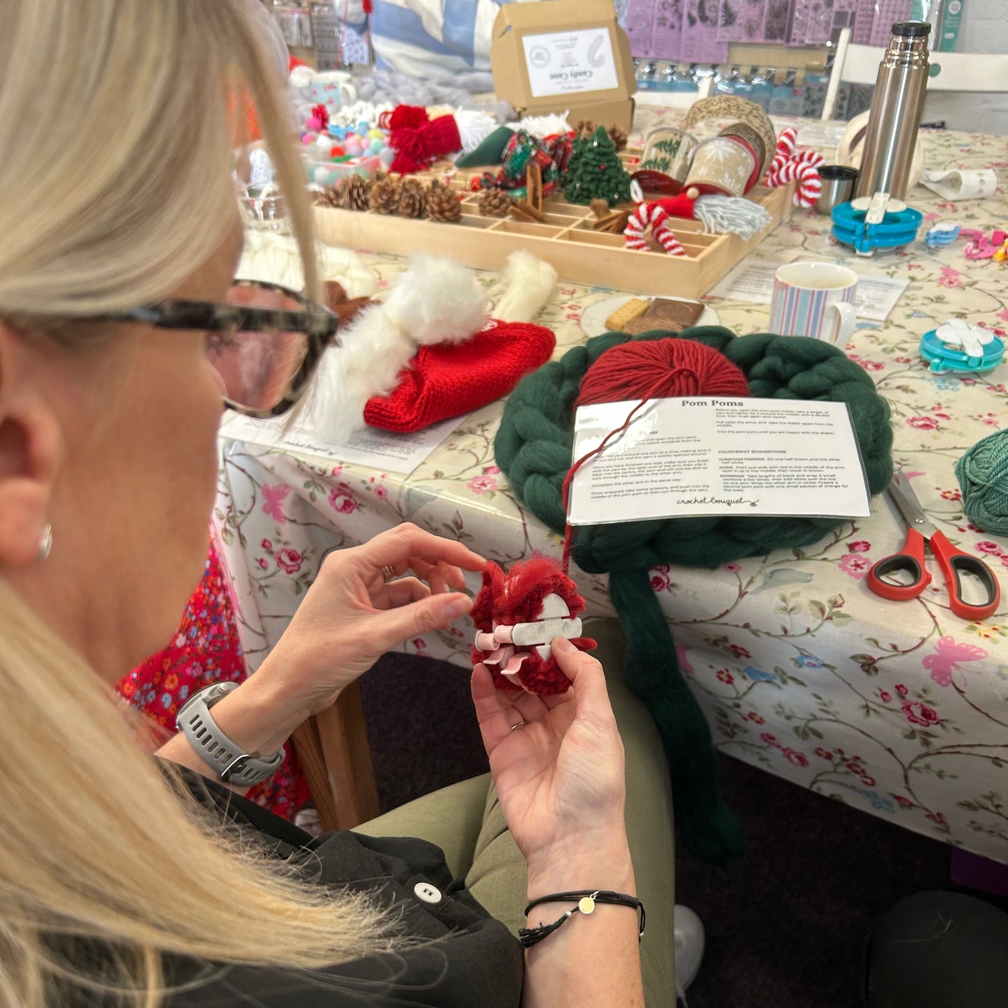 Chunky Yarn Christmas Wreath, The Mulberry Bush, 29th November, 2pm