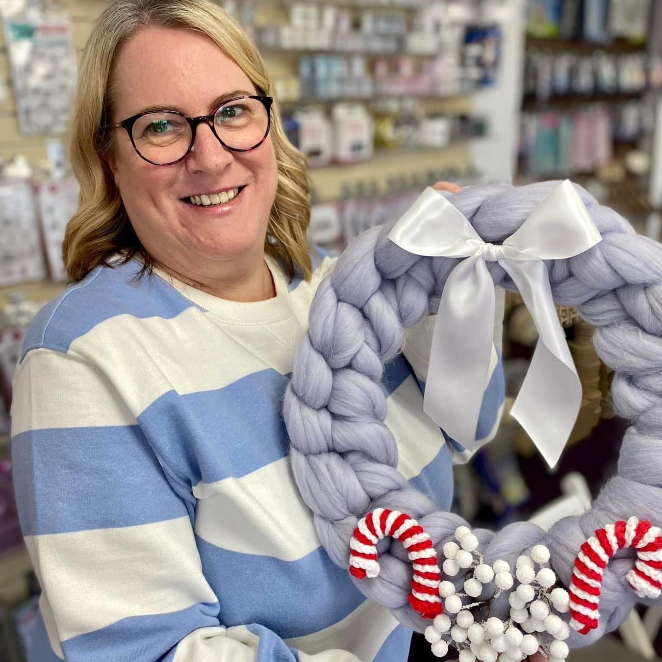 Chunky Yarn Christmas Wreath, The Mulberry Bush, 29th November, 2pm