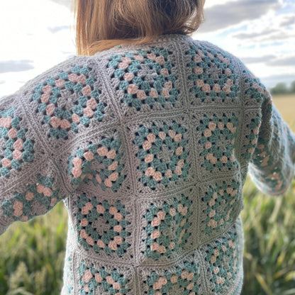 Pastel Harvest Granny Square Cardigan