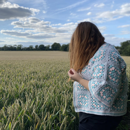 Pastel Harvest Granny Square Cardigan