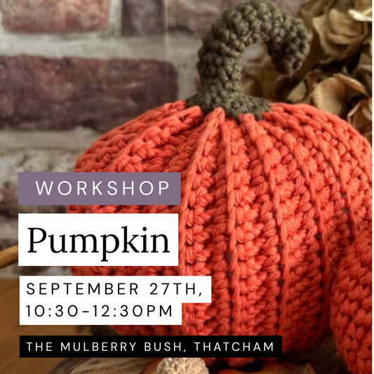 Pumpkin Amigurumi, The Mulberry Bush, 27th September, 10:30am