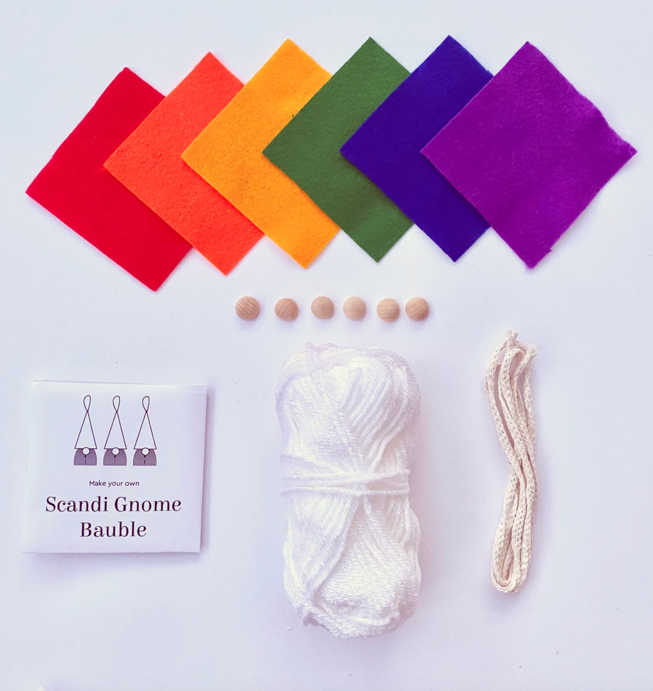 Felt Scandi Gnomes - Make Your Own Kit - 6 Pack