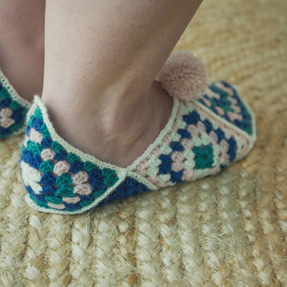Toastie Toes Granny Square Slippers